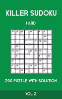 Killer Sudoku Hard 200 Puzzle With Solution Vol 2