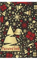 Password Book: Lovely Christmas Design, Best way to Track Website, Username, Password and easily Tabbed in Alphabetical Order ( Special christmas Design Notebook J