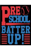 Preschool Batter Up Primary Composition Notebook For Boys Baseball
