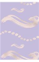 Cute Pattern Rose Gold Sketchbook 6: Lilac: 240 Pages Sketchbook: Sketchbook 6 x 9(7 Cute Pattern Rose Gold Series 6)