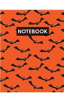 Notebook: Blank Lined Journal with I Love Bats for Writing Journaling or School(Halloween Spooky Cute Books)