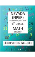 6th Grade NEVADA NPEP, 2019 MATH, Test Prep