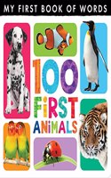 My First Book of Words: 100 First Animals (My First Jumbo Tab Book)