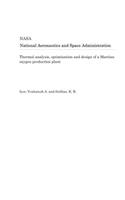 Thermal Analysis, Optimization and Design of a Martian Oxygen Production Plant