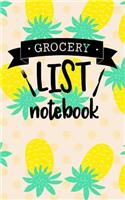 Grocery List Notebook