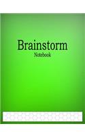 Brainstorm Notebook: 1/2" Hexagonal Graph Paper Ruled