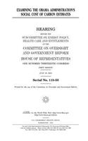 Examining the Obama administration's social cost of carbon estimates