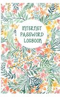 Internet Password Logbook: A Premium Journal And Logbook To Protect Usernames and Passwords: Modern Password Keeper, Vault, Notebook and Online Organizer with ... Calligraphy 