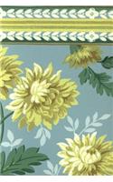 Journal: Antique Wallpaper Design Cover Notebook - Lined Notebook - Composition Book - 6 X 9 Ruled Paper - 100 Pages