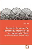 Advanced Processes for Formability Improvement of Lightweight Sheet