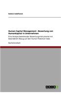 Human Capital Management. Bewertung Von Humankapital in Unternehmen