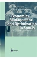 Economics, Management and Optimization in Sports