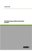 Privatisierung sozialer personaler Dienste