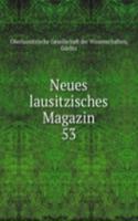 Neues lausitzisches Magazin