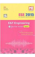 ESE-2015 : Electronics & Telecommunication Engg. Objective Solved Paper I