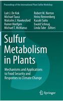 Sulfur Metabolism in Plants