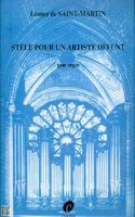 Stele pour un artiste defunt (Organ/Score)
