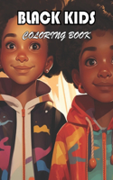 Black Kids Coloring Book