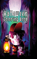 Halloween Coloring Book: A Collection of Coloring Pages with Scary Spooky Cute Things Such as Zombies, Spiders, Ghosts, Witches, Bats and More (Happy Halloween Series)