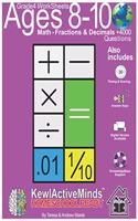 Grade 4 Worksheets - Math Fractions & Decimals, HomeSchool Ready +4000 Questions
