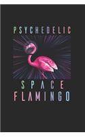 Psychodelic Space Flamingo Psychonaut