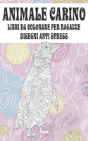 Libri da colorare per ragazze - Disegni Anti stress - Animale carino