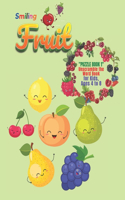 Smiling Fruit: "PUZZLE BOOK 1" Unscramble the Word Book, Activity Book for Kids, Ages 4 to 8, 8.5 x 11 inches, Spelling the Word Scramble, Quiet Time for You and F