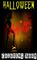 Halloween Adult Coloring Book