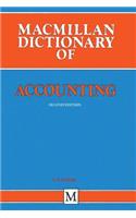 The Macmillan Dictionary of Accounting
