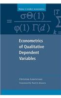 Econometrics of Qualitative Dependent Variables