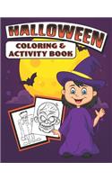 Halloween Coloring & Activity Book