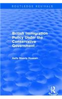 British Immigration Policy Under the Conservative Government