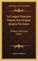 Langue Francaise Depuis Son Origine Jusqu'a Nos Jours