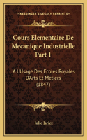 Cours Elementaire De Mecanique Industrielle Part 1