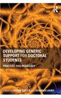 Developing Generic Support for Doctoral Students