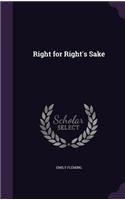 Right for Right's Sake