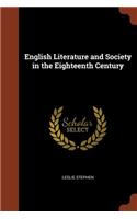 English Literature and Society in the Eighteenth Century