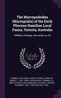 Macropodoidea (Marsupialia) of the Early Pliocene Hamilton Local Fauna, Victoria, Australia