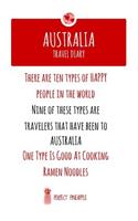 Australia Travel Diary