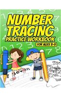 Number Tracing Practice Workbook for Ages 3-5