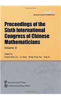 Proceedings of the Sixth International Congress of Chinese Mathematicians, Volume 2