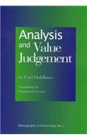 Analysis and Value Judgement