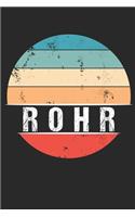 Rohr: 100 Pages 6 'x 9' -Dot Graph Paper Journal Manuscript - Planner - Scratchbook - Diary