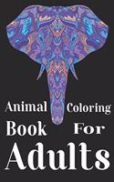 Animal Coloring Book For Adults