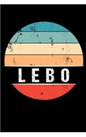 Lebo: 100 Pages 6 'x 9' -Dot Graph Paper Journal Manuscript - Planner - Scratchbook - Diary