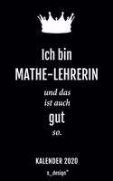 Kalender 2020 für Mathe-Lehrer / Mathe-Lehrerin