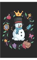 Christmas Snowman Fairy Tale Notebook