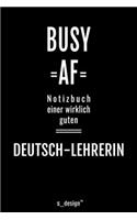 Notizbuch für Deutsch-Lehrer / Deutsch-Lehrerin