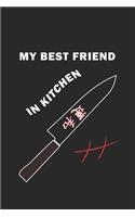 My best friend in kitchen