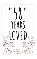 Years Loved Notebook